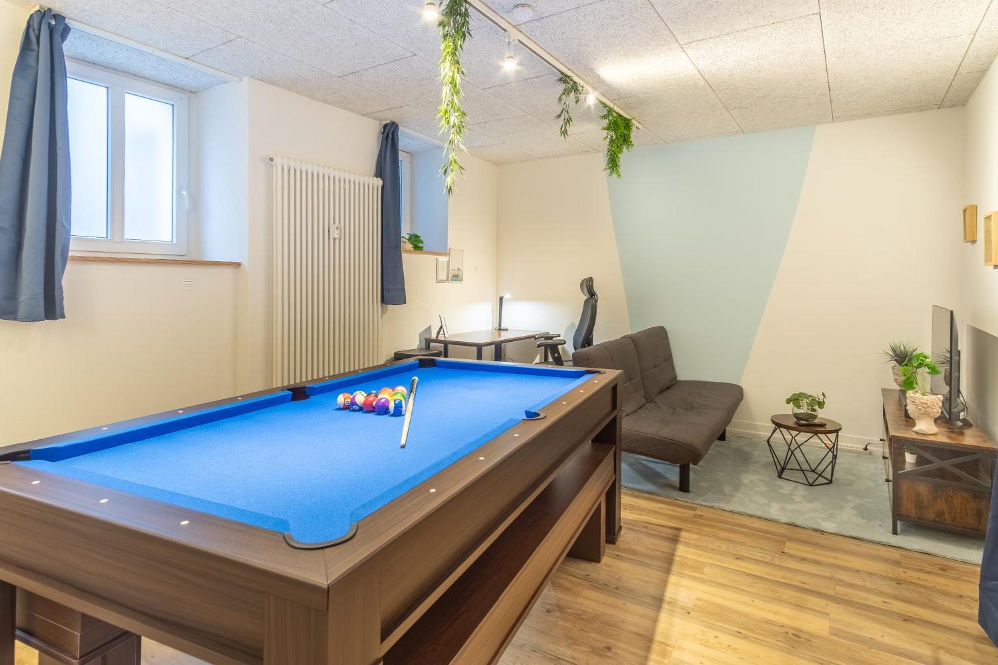 Pool Table Heaven, Workstation, 4K Tv, Netflix Apartment Leipzig Exterior photo